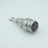 MS High Current Series, Multipin Feedthrough, 2 Pins, 700 Volts, 25 Amps per Pin, 0.142″ Nickel Conductors, 1.00″ Dia Stainless Steel Weld Adapter -- A5076-3-W - Image