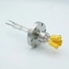 Thermocouple Feedthrough, Type K, 3 Pairs, Miniature Connectors, 2.75″ Conflat Flange THERMOCOUPLE-TYPE-K-3-PAIR-CONNECTOR-275CF - A5775-2-CF - MPF Products, INC.