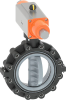 Valves - Plastic-Valves - butterfly-Valves - double-eccentric -- 199243422 - Image