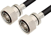 7/16 DIN Male to 7/16 DIN Male Cable 24 Inch Length Using RG214 Coax, RoHS - PE3185LF-24 - Pasternack