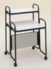 24 Inch Wide Computer Stand with Monitor Shelf -- 8200 - Image