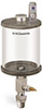 Levelux Clear View Single Feed Manual Lubricator, 1 qt Pyrex Reservoir, 1/2” Male NPT - B5176-032PB4W - Oil-Rite Corp.
