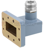 WR-112 to Type N Female Waveguide to Coax Adapter CMR-112 with 7.05 GHz to 10 GHz H Band in Aluminum, Paint -- FMWCA1043 - Image