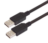 Usb Cable, 2.0 A Plug-Plug, 2M, Black; Connector A L-Com - 28X7340 - Newark, An Avnet Company