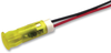 Led Panel Mount Indicator, Snap-In, Yellow, 6 Mm, 24 Vdc, 20 Ma, 20 Mcd, Not Rated Rohs Compliant Apem - 94X2530 - Newark, An Avnet Company