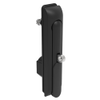 Swinghandle Latch, Large Size - 150 mm , With Padlock Hasp, Use with Linear Actuator or as Single Point Latch, CH 300 Key DIN, Sealed, Zinc Alloy, Powder Coated, Black - H3-60-422-150 - Southco