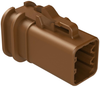 Automotive Housing, Plug, 6Pos, 25A, Brn; Product Range Amphenol Sine/tuchel - 75AH8402 - Newark, An Avnet Company
