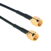 Amphenol CO-174SMAX200-000.6 SMA Male to SMA Male (RG174) 50 Ohm Coaxial Cable Assembly 6