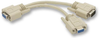 Vga Splitter, Hd-15 Plug To 2 X Hd-15 Receptacle, 5.9; Connector Type A Black Box - 04P7521 - Newark, An Avnet Company