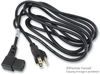 Power Cord Nema5-15P/iec, 9.8Ft, 10A Black; Connector Type A Volex - 93K2652 - Newark, An Avnet Company