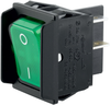 Rocker Switch, Dpst, 20A, 250Vac, Green; Illumination Marquardt -- 48AC7483