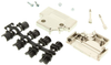 25 Position Metal Plastic Dsub Hood 45O Entry; Product Range Mh Connectors - 67C8413 - Newark, An Avnet Company