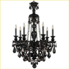 5706BK Mid. Chandeliers-Candle - 675799 - Capital Lighting, Inc.