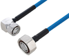 Plenum 4.3-10 Male Right Angle to 7/16 DIN Male Low PIM Cable 200 cm Length Using SPP-250-LLPL Coax Using Times Microwave Parts - PE3C6185-200CM - Pasternack