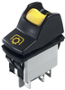 Rocker Switch, Spdt, 0.02A, 12Vdc, Panel; Illumination Apem - 05W7679 - Newark, An Avnet Company