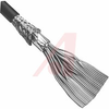 Cable, Flat to round w/shield; 28 AWG, 0.05