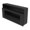 Flush Pull, 1.0 - 1.8 mm  Door thickness, Screw Mount, UL94-HB, ABS Plastic, Black -- P1-30-101-11 - Image