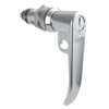 Quarter-Turn Cam Latch, Slotted Tool Access, L-Handle, Pad Locking, Sealed, Zinc Alloy, Chrome Plated, Bright - E5-7A-1002-UU3 - Southco
