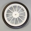 Wheel Assy 7N 3/8 White - ATB0280 - Plasticwheels Ltd.