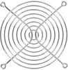 120mm Wire Form Fan Guard, Bright Nickel Chrome Finish - 8130 - Qualtek Electronics Corp.
