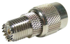 Coaxial Adapter, Mini Uhf Jack-Tnc Plug; Convert From Coax Type Amphenol Rf - 09J8788 - Newark, An Avnet Company