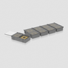 Insert Box Snap Pak's - .33X1.46X.33 (8.5 X 37 X 8.5 MM) 10 CELL INSERT BOX SNAP PAK - IBSP10/EL - MOCAP LLC