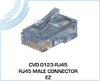 RJ45 Male EZ Connector - CVD 0123-RJ45 - Visual Sound, Inc.
