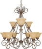 60-1022 Mid. Chandeliers-Glass Up - 754977 - Capital Lighting, Inc.