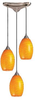 517-3CN Mini Pendants-3 Light Cluster - 434510 - Capital Lighting, Inc.