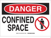 Confined Space Signs - 131686 - Brady Corporation