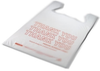 HDPE White T-Shirt Bags - 50015 - U.S. Plastic Corporation