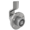 VISE ACTION® Compression Latch, Large Size, 8 mm Square, Zinc Alloy, Powder Coated, Silver, 23 mm  Grip - E3-1410-027 - Southco