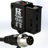 EZ-EYE™, Red, 4-wire M12 Connector, F5 Plastic Fiberoptics Block - PZRF5-M12 - Tri-Tronics Company, Inc.