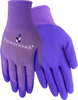 Red Steer Flowertouch A207 Purple Large Nylon Full Fingered Work & General Purpose Gloves - Latex Palm Only Coating - Smooth Finish - 046065-02073 - 046065-02073 - R. S. Hughes Company, Inc.