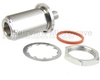 SMA Female (Jack) to N Female (Jack) Bulkhead Adapter, Passivated Stainless Steel Body, 1.15 VSWR - SM4251 - Fairview Microwave Inc.