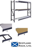Corrugated Steel Decking Storage Racks<br />8' HIGH SECTIONS WITH 3 STEEL DECKS -- H83823 - Image