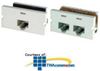 Legrand - Ortronics USOC RJ25 Jack, 6-position, 180°.. -- OR-S21RJ25