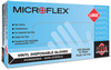 Microflex High Five V24 White Large Vinyl Powdered Disposable Gloves - Food, Industrial Grade - Smooth Finish - 683438-12243 - 683438-12243 - R. S. Hughes Company, Inc.