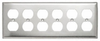 Standard Wall Plate - SS86 - Hubbell Wiring Device-Kellems