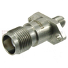 SMA Female (Jack) to TNC Female (Jack) 2 Hole Flange Adapter, Passivated Stainless Steel Body, 1.2 VSWR - SM4751 - Fairview Microwave Inc.