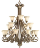 Large Chandeliers-Glass Shade - 92139 - Light Center (The)