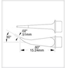Metcal Smartheat Rework Cartridge SMTC-1172-PK - Hook Tip - 0.6 in Tip Length - 0.02 in Tip Width - METCAL SMTC-1172-PK - R. S. Hughes Company, Inc.