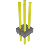 Headers, Male Pins - 612-MTSW-102-09-S-D-435-ND - DigiKey