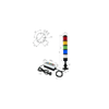 Stackable Tower Lighting, Beacons, and Components - BMSL2-501RN-RYGBW - Quarktwin Technology Ltd.