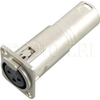 Connectronics XLR Female To XLR Male Chassis Mount Barrel Connector -- CTX-XFXMCM - Image