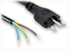 NBR 14136 BRAZIL to ROJ HOME // Power Cords // International Power Cords // Brazil Power Cords - 2554.072 - Quail Electronics