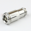 4.1/9.5 Mini DIN Female(Jack) to N Female (Jack) Adapter IP67 Mated, Tri-Metal Plated Brass Body, 1.25 VSWR -- SM4428 - Image