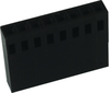 Wire-Board Connector Receptacle, 8 Position, 2.54Mm; Product Range Amp - Te Connectivity - 33B3907 - Newark, An Avnet Company