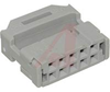 Socket; Glass Filled Polyester; Copper Alloy; Nickel (Underplating, U Slot) - 70115097 - Allied Electronics, Inc.