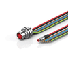 ZK7314-AW00-0xxx | B23, ECP cable, PUR, 5 G 4.0 mm² + (1 x 4 x AWG22), drag-chain suitable, key 1 (2 x 24 V DC + PE) -  - Beckhoff Automation LLC